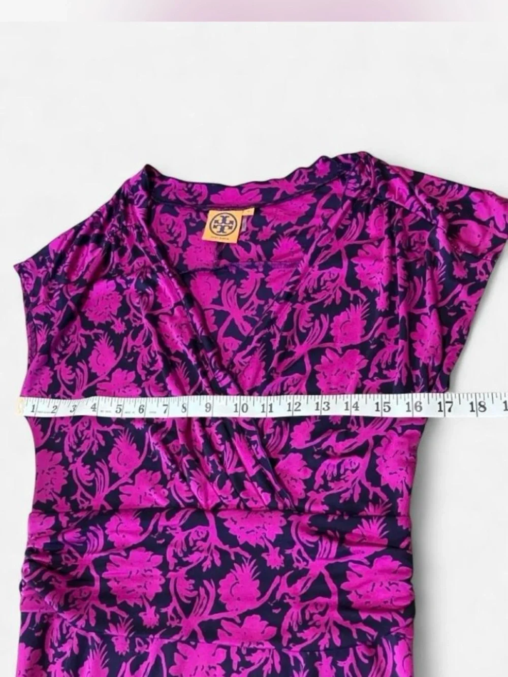 Tory Burch figure skimming